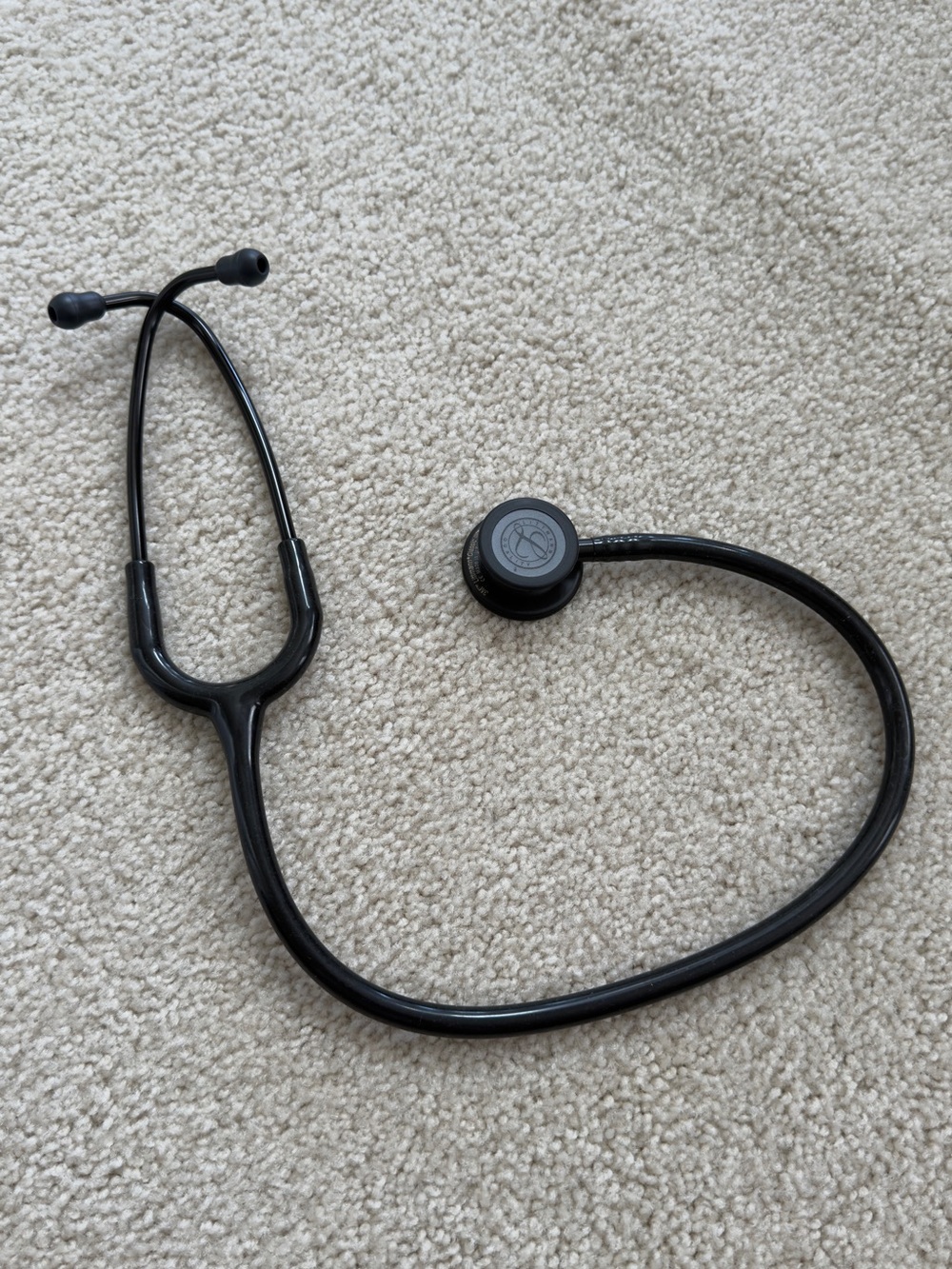 Black Medical Stethoscope